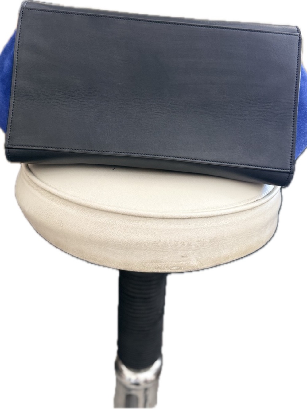 CelineTri-Color Trapeze Leather & SuedeTop Handle Bag - dust bag included - Picture 6 of 13